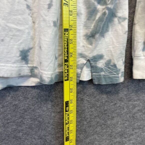 PINK VICTORIA'S SECRET Top Womens Small White Gray Tie Dye Long Sleeve Crew Neck - Picture 10 of 15